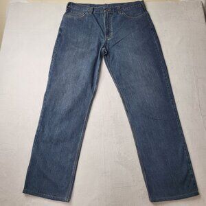 Carhartt Men's Relaxed Fit Blue Denim Jeans Size 38X34
